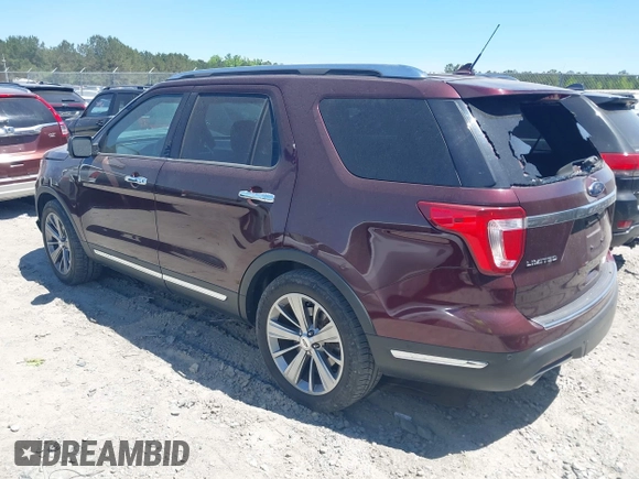 2018 Ford Explorer Limited z VIN 1FM5K7FH5JGB04610, wystawiony jako IAAI lot #42056788 z przebiegiem 85 700 mil mil oraz . Historia ofert i sprzedaży dostępna na DreamBid. Obrazek 3.