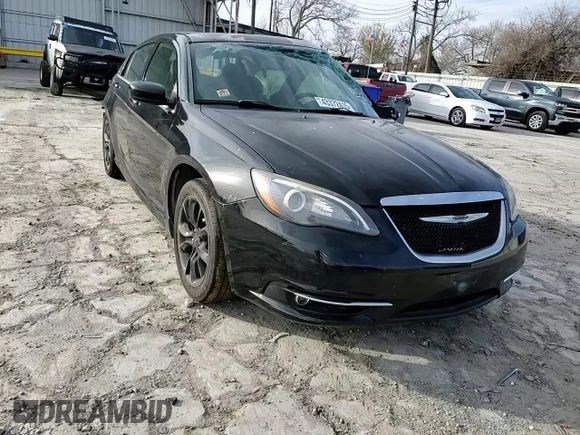 2014 Chrysler 200 Limited with VIN 1C3CCBCG6EN185565, listed as a Copart auction lot 43372415 with 116,383 mi miles and Salvage Title. Bid and sale history available at DreamBid. Image 10.
