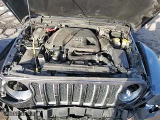 2020 Jeep Wrangler Unlimited Sahara with VIN 1C4HJXEM6LW248758, listed as a Copart auction lot 46671845 with 40,928 mi miles and Salvage Title. Bid and sale history available at carsss.com. Image 12.