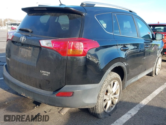2014 Toyota RAV4 Limited with VIN 2T3DFREVXEW173942, listed as a IAAI auction lot 40956710 with 244,419 mi miles. Bid and sale history available at carsss.com. Image 4.