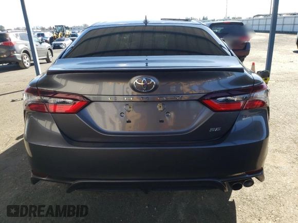2022 Toyota Camry SE with VIN 4T1T11AK9NU016306, listed as a Copart auction lot 44449885 with 42,101 mi miles and Salvage Title. Bid and sale history available at DreamBid. Image 6.