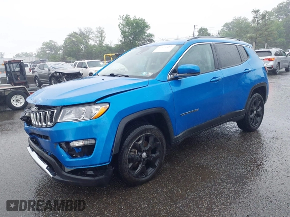 2021 Jeep Compass Limited with VIN 3C4NJDCB1MT553336, listed as a IAAI auction lot 42274150 with 85,325 mi miles and . Bid and sale history available at DreamBid. Image 17.