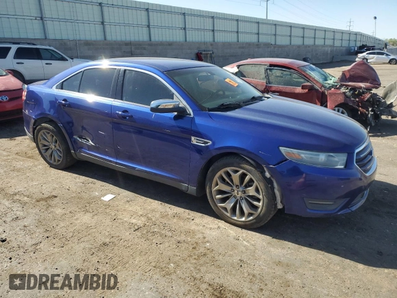 2013 Ford Taurus Limited with VIN 1FAHP2F83DG232957, listed as a Copart auction lot 57865385 with 114,299 mi miles and Salvage title. Bid and sale history available at DreamBid. Image 4.