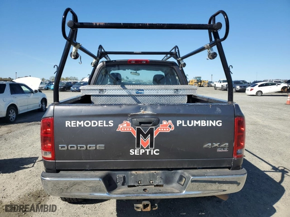 2003 Dodge Ram 1500 ST with VIN 1D7HU18D33J650840, listed as a Copart auction lot 48255225 with 0 mi miles and Clean Title. Bid and sale history available at carsss.com. Image 6.