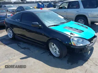 2006 Acura RSX with VIN JH4DC54876S018562, listed as a IAAI auction lot 41885246 with 1 mi miles. Bid and sale history available at carsss.com. Image 1.