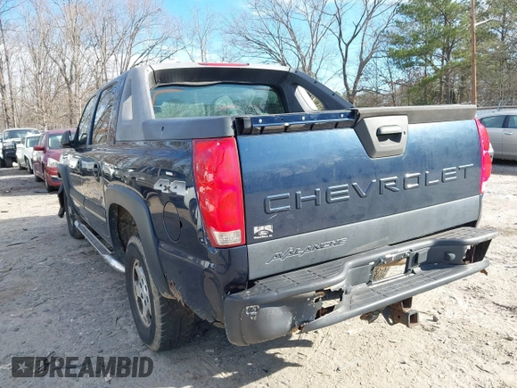 2004 Chevrolet Avalanche Z71 with VIN 3GNEK12TX4G337295, listed as a IAAI auction lot 41543250 with 153,195 mi miles and . Bid and sale history available at DreamBid. Image 3.
