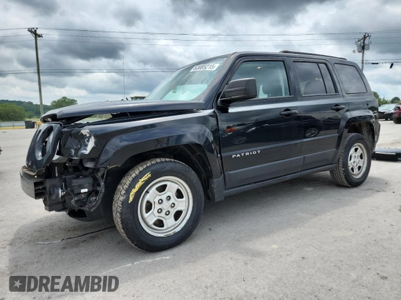 2017 Jeep Patriot Sport with VIN 1C4NJPBA2HD116080, listed as a Copart auction lot 63085215 with 89,826 mi miles and Salvage title. Bid and sale history available at DreamBid. Image 1.