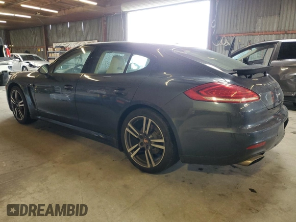 2014 Porsche Panamera z VIN WP0AA2A79EL009679, wystawiony jako Copart lot #49444915 z przebiegiem 80 908 mil mil oraz Szkody całkowita. Historia ofert i sprzedaży dostępna na DreamBid. Obrazek 2.