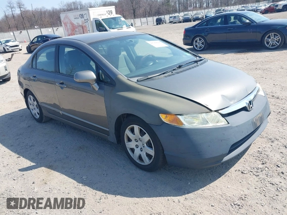 2008 Honda Civic LX with VIN 2HGFA16518H315303, listed as a IAAI auction lot 41760098 with 116,896 mi miles and . Bid and sale history available at DreamBid. Image 1.