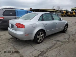 2005 Audi A4 2.0T with VIN WAUDF68E85A439819, listed as a Copart auction lot 81468104 with 87,787 mi miles and Salvage Title. Bid and sale history available at carsss.com. Image 3.