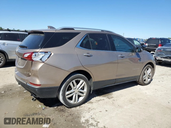 2018 Chevrolet Equinox Premier with VIN 3GNAXNEX8JL347865, listed as a Copart auction lot 47297705 with 139,970 mi miles and Salvage Title. Bid and sale history available at carsss.com. Image 3.