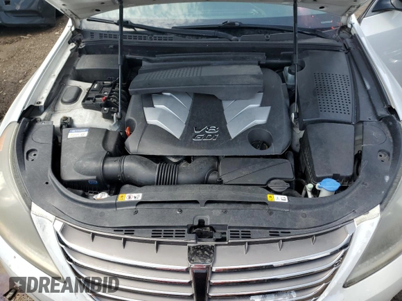 2014 Hyundai Equus Signature with VIN KMHGH4JH2EU074924, listed as a Copart auction lot 53826505 with 186,697 mi miles and Clean Title. Bid and sale history available at DreamBid. Image 11.