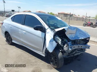 2024 Mitsubishi Mirage ES z VIN ML32FUFJ8RHF12639, wystawiony jako IAAI lot #41893911 z przebiegiem 8376 mil mil oraz . Historia ofert i sprzedaży dostępna na DreamBid. Obrazek 1.