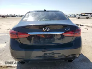2019 Infiniti Q50 Luxe with VIN JN1EV7AP6KM517703, listed as a Copart auction lot 44838445 with 68,582 mi miles and Clean title. Bid and sale history available at DreamBid. Image 6.