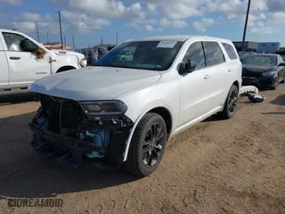 2021 Dodge Durango GT Plus with VIN 1C4RDHDG4MC577944, listed as a IAAI auction lot 41148909 with 71,236 mi miles. Bid and sale history available at carsss.com. Image 18.
