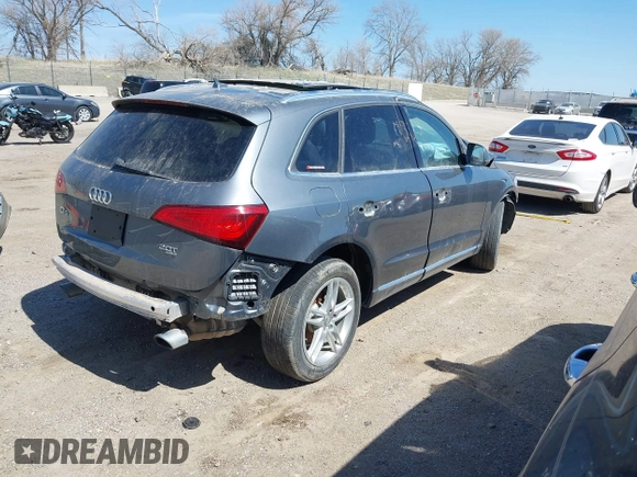 2014 Audi Q5 Premium Plus with VIN WA1LFAFPXEA013601, listed as a IAAI auction lot 41920890 with 1 mi miles. Bid and sale history available at carsss.com. Image 4.