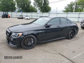 2017 Mercedes-Benz C 43 AMG z VIN 55SWF6EB3HU195318, wystawiony jako Copart lot #57625645 z przebiegiem 67 974 mil mil oraz Szkoda całkowita • Salvage title. Historia ofert i sprzedaży dostępna na DreamBid. Obrazek 1.