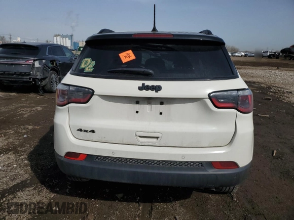 2019 Jeep Compass High Altitude with VIN 3C4NJDCB0KT672721, listed as a Copart auction lot 49393495 with 90,630 mi miles and Salvage title. Bid and sale history available at DreamBid. Image 6.