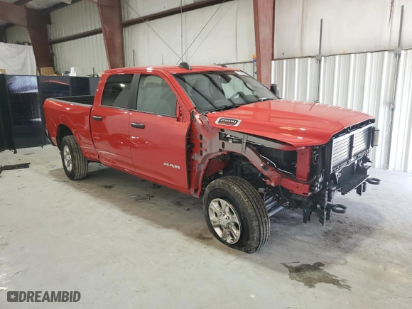 2024 Ram 2500 Big Horn with VIN 3C6UR5DJ9RG385744, listed as a Copart auction lot 50595435 with 6,178 mi miles and Clean Title. Bid and sale history available at carsss.com. Image 4.