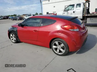 2012 Hyundai Veloster w/Gray Int with VIN KMHTC6ADXCU066489, listed as a Copart auction lot 60538585 with 161,917 mi miles and Salvage title. Bid and sale history available at DreamBid. Image 2.