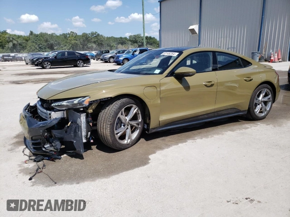 2022 Audi e-tron GT Prestige z VIN WAUDJBFW7N7009179, wystawiony jako Copart lot #53146264 z przebiegiem 17 798 mil mil oraz . Historia ofert i sprzedaży dostępna na DreamBid. Obrazek 1.