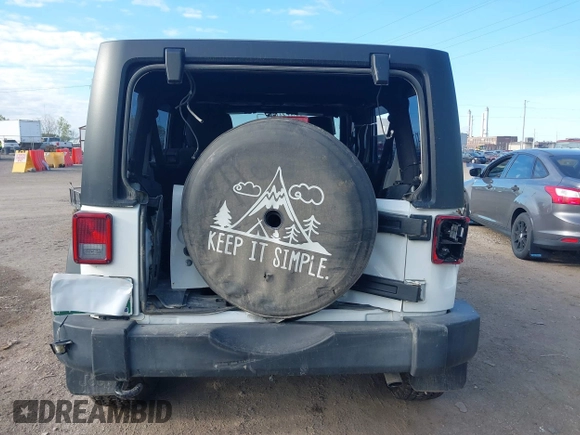 2016 Jeep Wrangler Unlimited Sport RHD with VIN 1C4BJWKG1GL336798, listed as a IAAI auction lot 42134427 with 179,500 mi miles and . Bid and sale history available at DreamBid. Image 17.