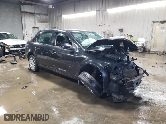 2010 Chevrolet Cobalt 1LT with VIN 1G1AD5F56A7153122, listed as a Copart auction lot 79312844 with Not Provided miles and Salvage Title. Bid and sale history available at DreamBid. Image 4.