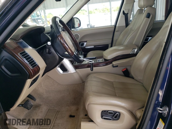 2014 Land Rover Range Rover HSE with VIN SALGS2VF2EA132771, listed as a Copart auction lot 56557515 with 119,353 mi miles and Clean title. Bid and sale history available at DreamBid. Image 7.
