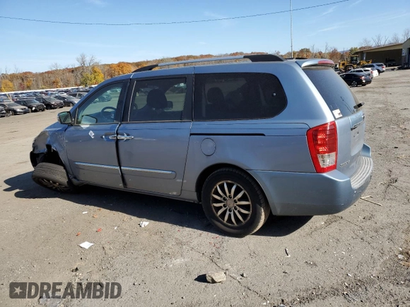 2011 Kia Sedona EX with VIN KNDMH4C77B6383638, listed as a Copart auction lot 78228534 with 176,993 mi miles and Salvage Title. Bid and sale history available at carsss.com. Image 2.