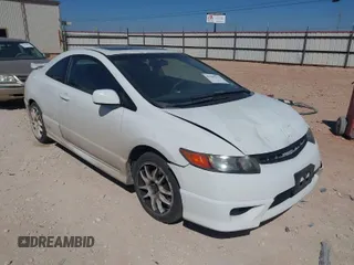 2008 Honda Civic Cpe Si with VIN 2HGFG21538H702379, listed as a IAAI auction lot 41647511 with 137,917 mi miles. Bid and sale history available at carsss.com. Image 1.