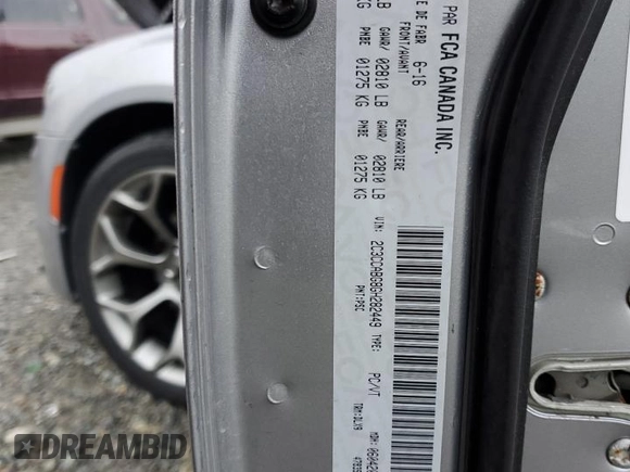 2016 Chrysler 300 S with VIN 2C3CCABG8GH282449, listed as a Copart auction lot 78539164 with 79,643 mi miles and Salvage Title. Bid and sale history available at DreamBid. Image 14.