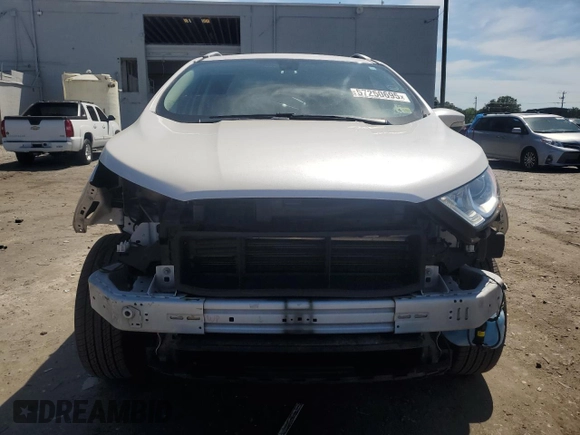 2018 Ford EcoSport Titanium z VIN MAJ6P1WL6JC171564, wystawiony jako Copart lot #57250695 z przebiegiem 63 805 mil mil oraz Szkoda całkowita • Salvage title. Historia ofert i sprzedaży dostępna na DreamBid. Obrazek 5.