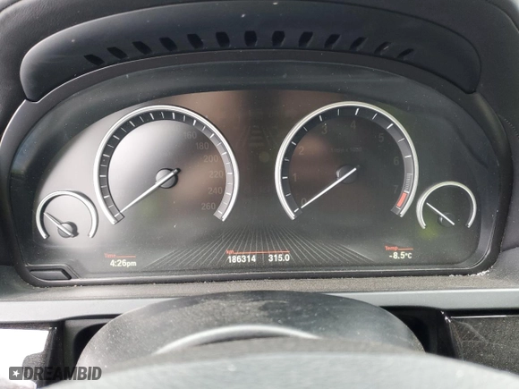 2012 BMW 7 Series 750Li xDrive with VIN WBAKC8C53CC435648, listed as a Copart auction lot 88644255 with 186314 miles and Salvage Title. Bid and sale history available at carsss.com. Image 9.