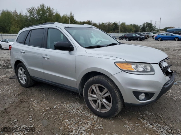 2012 Hyundai Santa Fe SE with VIN 5XYZHDAG7CG130696, listed as a Copart auction lot 80062094 with 156,628 mi miles and Salvage Title. Bid and sale history available at carsss.com. Image 4.