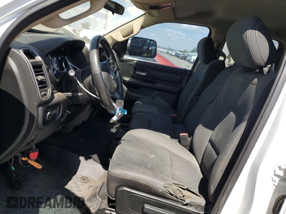 2019 Ram 1500 Tradesman with VIN 1C6RRECT3KN535465, listed as a Copart auction lot 71939764 with Not provided miles and Salvage title. Bid and sale history available at DreamBid. Image 7.