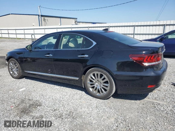 2015 Lexus LS 460 z VIN JTHBL5EF3F5137129, wystawiony jako Copart lot #54654675 z przebiegiem 62 489 mil mil oraz Szkoda całkowita • Salvage title. Historia ofert i sprzedaży dostępna na DreamBid. Obrazek 2.