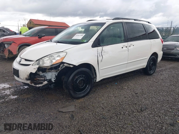 2006 Toyota Sienna LE with VIN 5TDBA23C56S057744, listed as a IAAI auction lot 41663288 with 158,299 mi miles and . Bid and sale history available at DreamBid. Image 19.