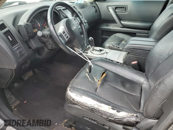2005 Infiniti FX with VIN JNRAS08W65X207997, listed as a Copart auction lot 58434895 with 214,827 mi miles and Salvage title. Bid and sale history available at DreamBid. Image 7.