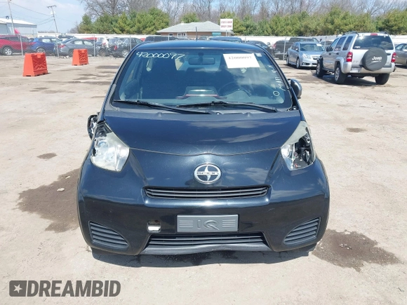 2012 Scion iQ with VIN JTNJJXB03CJ018302, listed as a IAAI auction lot 42000097 with 191,918 mi miles. Bid and sale history available at carsss.com. Image 13.