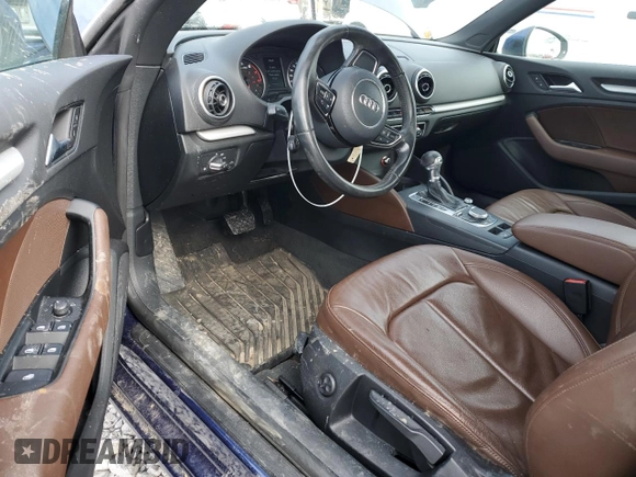 2015 Audi A3 1.8T Premium with VIN WAU6CLFF5F1128880, listed as a Copart auction lot 43601195 with 40,964 mi miles and Salvage Title. Bid and sale history available at carsss.com. Image 8.