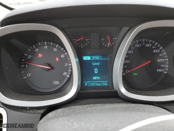 2013 Chevrolet Equinox LT with VIN 2GNALDEK4D1238643, listed as a Copart auction lot 48904585 with 110,719 mi miles and Salvage Title. Bid and sale history available at carsss.com. Image 9.