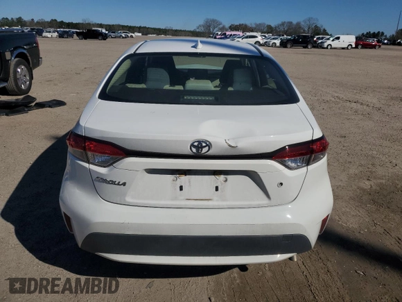 2020 Toyota Corolla L with VIN JTDDPRAEXLJ035784, listed as a Copart auction lot 47840185 with 98,268 mi miles and Salvage Title. Bid and sale history available at carsss.com. Image 6.