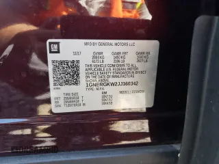 2018 Chevrolet Traverse LT Cloth with VIN 1GNERGKW2JJ160342, listed as a Copart auction lot 70833964 with 53,659 mi miles and Salvage Title. Bid and sale history available at carsss.com. Image 14.