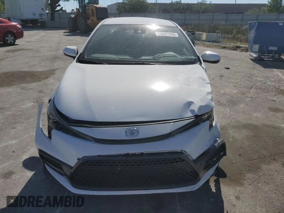2022 Toyota Corolla SE with VIN JTDS4MCE3NJ087079, listed as a Copart auction lot 50631295 with 35,417 mi miles and Salvage Title. Bid and sale history available at carsss.com. Image 5.
