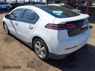 2012 Chevrolet Volt with VIN 1G1RA6E41CU113125, listed as a IAAI auction lot 41688308 with 1 mi miles. Bid and sale history available at carsss.com. Image 3.