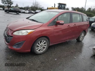 2014 Mazda Mazda5 Sport with VIN JM1CW2BL7E0167817, listed as a Copart auction lot 42651595 with 88,801 mi miles and Salvage Title. Bid and sale history available at carsss.com. Image 1.