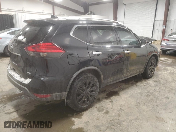 2017 Nissan Rogue S with VIN KNMAT2MV8HP562308, listed as a Copart auction lot 44606945 with Not Provided miles and Salvage Title. Bid and sale history available at carsss.com. Image 3.