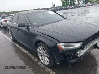 2013 Audi A4 Premium Plus z VIN WAUFFAFL3DA057967, wystawiony jako IAAI lot #42362593 z przebiegiem 140 846 mil mil oraz . Historia ofert i sprzedaży dostępna na DreamBid. Obrazek 1.