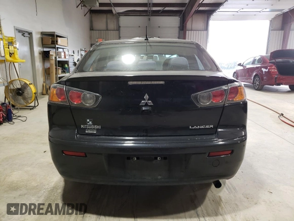 2017 Mitsubishi Lancer ES with VIN JA32U2FUXHU012727, listed as a Copart auction lot 76122994 with 75,380 mi miles and Salvage Title. Bid and sale history available at carsss.com. Image 6.