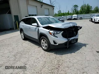 2020 GMC Terrain SLE with VIN 3GKALTEV1LL187312, listed as a Copart auction lot 59490985 with 40,359 mi miles and Salvage title. Bid and sale history available at DreamBid. Image 14.